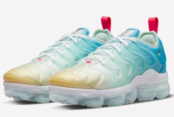 New Nike Air VaporMax Plus Since 1972 Yellow White-Teal 2022 For Sale DQ7651-300-2