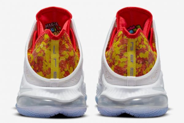 New Nike LeBron 19 Low Magic Fruity Pebbles 2022 For Sale DQ8344-100-3