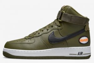 Latest Nike Air Force 1 High Hoops Olive Black 2022 For Sale DH7453-300