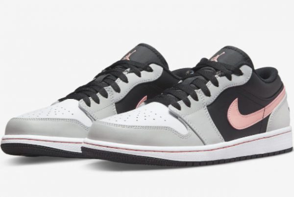 Cheap preview air delta jordan 1 low wmns multi grid dot First Look Low Black Grey Pink 2022 For Sale 553558-062-2