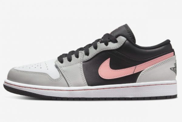 Cheap preview air delta jordan 1 low wmns multi grid dot First Look Low Black Grey Pink 2022 For Sale 553558-062