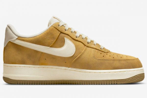 Cheap Nike Air Force 1 Low Gold Suede 2022 For Sale DV6474-700-1
