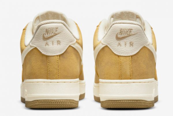 Cheap Nike Air Force 1 Low Gold Suede 2022 For Sale DV6474-700-3