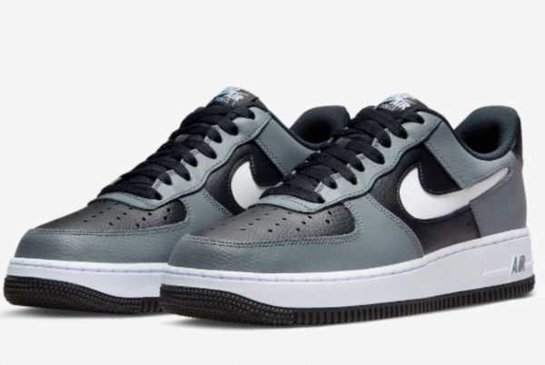 Latest Nike Air Force 1 Low Grey Black 2022 For Sale DV3501-001-2