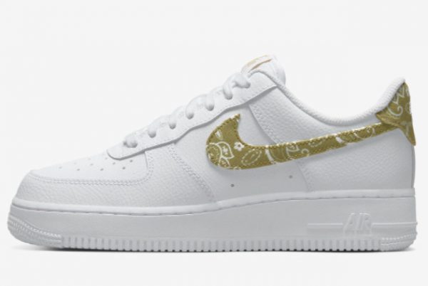 Latest Nike Air Force 1 Low Olive Paisley 2022 For Sale DJ9942-101