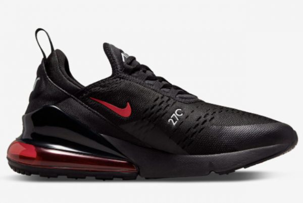 Latest Nike Air Max 270 “Bred” Black/Red-White 2022 For Sale DR8616-002