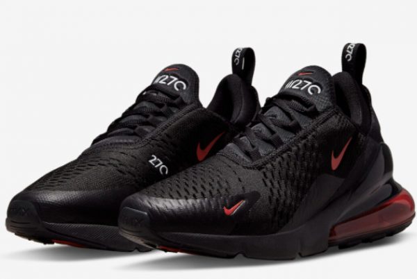 Latest Nike Air Max 270 Bred Black Red-White 2022 For Sale DR8616-002-2