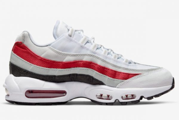 Latest Nike Air Max 95 White Red-Black 2022 For Sale DQ3430-001-1