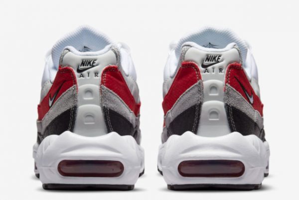Latest Nike Air Max 95 White Red-Black 2022 For Sale DQ3430-001-3