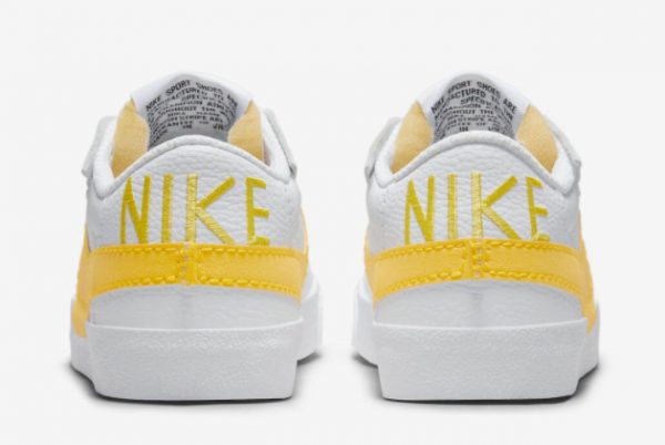 Latest Nike Blazer Low Jumbo White Yellow 2022 For Sale DV3506-100-3
