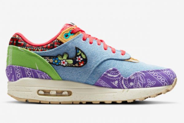New Concepts x Nike Air Max 1 Far Out Wild Violet Multi-Color-Sail 2022 For Sale DN1803-500-1