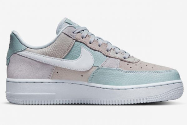 New Nike Air Force 1 Low Be Kind Football Grey Aura-Ocean Cube 2022 For Sale DR3100-001-1