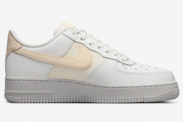 New Nike Air Force 1 Low Cross Stitch Cream 2022 For Sale DJ9945-100-1