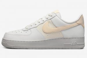New Nike Air Force 1 Low Cross Stitch Cream 2022 For Sale DJ9945-100