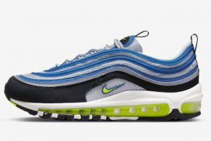 New Nike Air Max 97 OG Atlantic Blue Voltage Yellow 2022 For Sale DQ9131-400