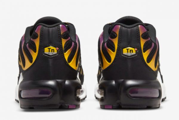New Nike Air Max Plus Black Purple-Gold 2022 For Sale DX2663-001-3