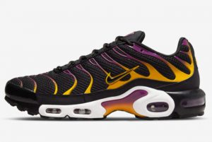 New Nike Air Max Plus Black Purple-Gold 2022 For Sale DX2663-001