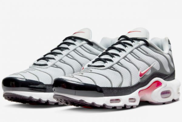 New Nike Air Max Plus White Grey-Black-Red 2022 For Sale DM0032-002-2
