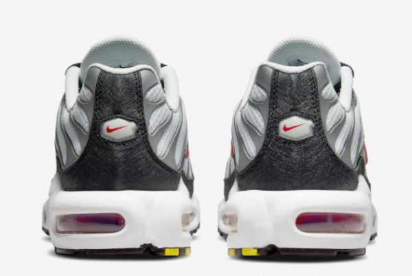 New Nike Air Max Plus White Grey-Black-Red 2022 For Sale DM0032-002-3