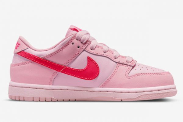 New Nike Dunk Low GS Triple Pink 2022 For Sale DH9756-600-1
