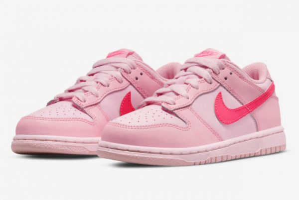 New Nike Dunk Low GS Triple Pink 2022 For Sale DH9756-600-2