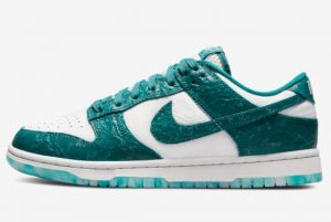 New Nike Dunk Low Shore Summit White Bright Spruce 2022 For Sale DV3029-100