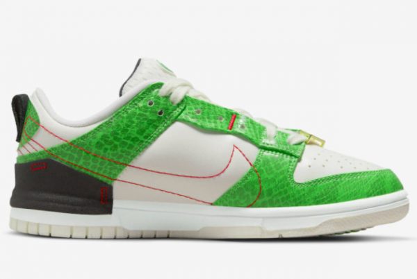 Cheap Nike shoes Dunk Low Disrupt 2 Just Do It Green Snakeskin 2022 For Sale DV1491-101-1