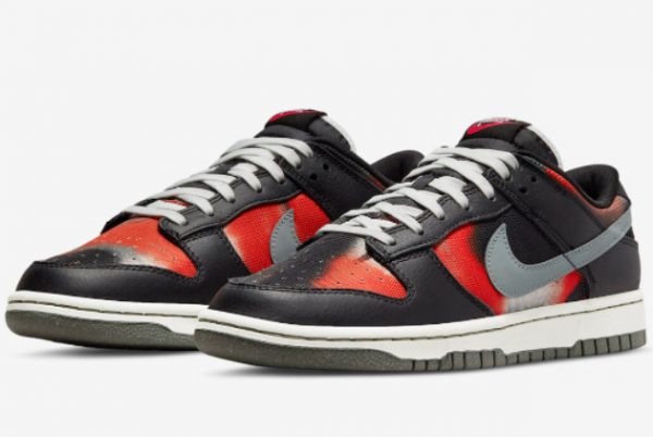 cheap nike dunk low graffiti friday red grey 2022 for sale dm0108 001 2 600x402