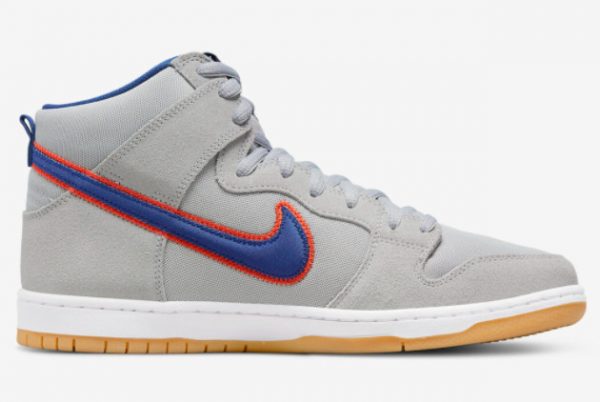 Cheap nike releases a dunk high olive green High New York Mets Cloud Grey Hotspur Blue-Team Orange-White 2022 For Sale DH7155-001-1